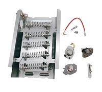 DOITOOL Chauffant Pour Sèche-linge Avec Thermostat Et Fusible Thermique Compatible Avec Plusieurs Modèles Installation Facile Améliore De Séchage