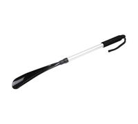 DOITOOL Chausse-pied Réglable en Aluminium et Pp Noir, Extensible pour Maison, Protège les Pieds et Soulage la Douleur Genou, pour Personnes Âgées