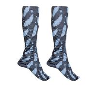 DOITOOL Chaussettes Exfoliantes pour Pieds Masque Hydratant et Nourrissant en Boue Volcanique 1 Paire, Papier Aluminium et Tissu Non Tissé, Soin Anti-callosités pour Hommes et Femmes