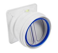DOITOOL Clapet Anti-retour Empêche les Retours D’air Froid Hotte Cuisine pour Abs Installation Facile pour Systèmes de Ventilation
