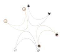 DOITOOL Clips de Collier en Alliage 4pcs Décoratifs pour Costume et Cape, Pince à Cardigan Élégante pour Femmes, Accessoire Pratique Qui Empêche les Regards Indiscrets