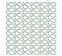 DOITOOL Clips pour Plantes grimpantes 200 pièces, Clips Verts en Plastique réutilisables, faciles à sécuriser, pour tomates et Fleurs, jardiniers et fleuristes