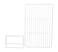 DOITOOL Cloison Séparatrice Réfrigérateur 22x36 Cm en Fer Robuste Organisation Rangement Congélateur la Cuisine Usage Domestique et Professionnel