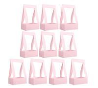 DOITOOL Coffret de 10 Boîtes en Papier Élégantes pour Bouquets de Fleurs Fraîches, Légères et Pliables, pour Anniversaires et Événements Festifs