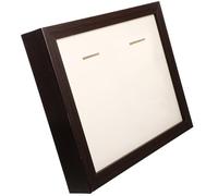 DOITOOL Coffret de Présentation pour Médailles en Bois, Cadre Photo de Bureau Simple, Peut Afficher 2 Médailles, Décoration Maison Élégante et Solide