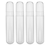 DOITOOL Coffret de Rangement Cylindrique en Plastique Mat pour Pinces à Épiler et Pinces Forme Animale, Lot de 4, Surface Givrée, Organisation Pratique pour Table de Beauté et Voyage