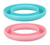 DOITOOL Coffret de Rangement Portable pour Bobines de Machine à Coudre, Porte-Bobine en Plastique Léger Bleu, Lot de 2 Pièces pour Organisation Pratique
