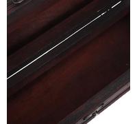 DOITOOL Coffret en Bois Vintage pour Bouteille de Vin Individuelle Boîte D’Emballage Robuste Couleur Bois Antique Présent Noël et Fête Coffret de Rangement Élégant pour Vin et