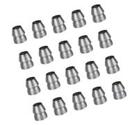 DOITOOL Coins Métalliques Ronds pour Manche de Marteau à Fendre, 20 Pièces Diamètre 10 Mm, Accessoires Métalliques Renforcés pour Outils de Jardinage et Menuiserie