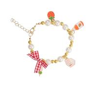 DOITOOL Collier pour Chat avec Perles Accessoire Décoratif pour Chiot Collier pour Fêtes Animaux Bijou à Porter Autour du Cou