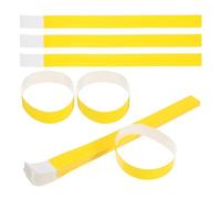 DOITOOL Colliers d'Identification pour Chiots -Nés Réglables 200 Pièces Jaune Citron Bagues de Mise au Monde Confortables et Sécurisées pour Suivi de Portée en Élevage et Centre