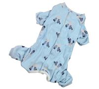 DOITOOL Combinaison de Chirurgie pour Chien Respirante en Coton, Costume Post-opératoire Pratique pour Animaux de Compagnie la Maison, Protection Anti Léchage et Griffures