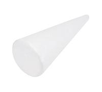 DOITOOL cône en mousse ornement étiqueter cônes blancs cônes en mousse formes de noël cône d'arbre moule mini cake jouets bricolage enfant artisanat cône enfants blanche