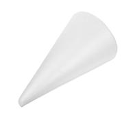 DOITOOL Cône en Polystyrène Blanc 355 CM Hauteur X 16 CM Diamètre Base Cône Mousse Décoratif Réutilisable pour Bricolage DIY Décorations de Fête Créations Végétales et Sapins de Noël