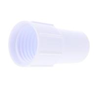 DOITOOL Connecteur D'aspiration Piscine 38 Mm Filetée en PVC Blanc Accessoire Remplacement Tuyau Aspirateur pour Nettoyage Piscine Tubulaire et Pompe