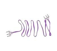 DOITOOL Cordon de Corps à Gaine Transparente, Câble de Clôture D’Escrime en PVC et Fil de Cuivre, Transmission Stable du Signal, Contrôle Amélioré, Pourpre, Entraînement et Matchs