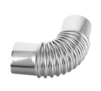 DOITOOL Coude Isolant À 90 Degrés Pour Tuyau De Poêle Adaptateur De Tuyau De Cheminée En Acier Inoxydable Ignifuge Installation Facile Pour Kit De Ventilation De Chauffe-eau