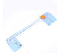 DOITOOL Coupe-papier A4 en Plastique Bleu Détachable Découpe Multi-angle, Outil Manuel Compact pour Photos et Scrapbooking sur Bureau