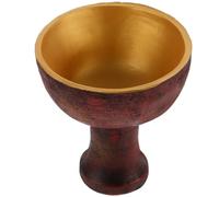 DOITOOL Coupe Saint Graal en Résine Robuste et Facile à Décorer, Outil de Sacrifice Religieux Rétro pour Cérémonies et Sacrifices Familiaux