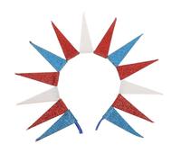 DOITOOL Couronne de la Dame de la Liberté : Bandeau de la Liberté pour le Jour de l'Indépendance des États-Unis, cadeau de fête patriotique - Serre-tête pour costume du 4 juillet, coiffe du