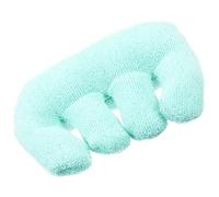 DOITOOL Coussin Anti-ulcère et Lavable pour Séparateur de Doigts Vert pour Rééducation en Tissu Éponge et Coton pour Patients Alités et Personnes Âgées