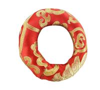 DOITOOL Coussin de Bol Chantant en Tissu Coton Finition Soignée, Pratique pour Fixer Bol Sonore de 12cm, pour Artistes et Contemplation Bouddhiste Couleur Aléatoire
