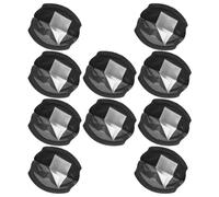DOITOOL Coussinets D'allaitement Jetables Noirs, 20pcs, en Non-tissé et Film Pe, Design Ergonomique, Absorbants et Respectueux Peau, pour Usage Masculin Quotidien