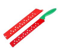 DOITOOL Couteau à Pastèque Inoxydable Grosse Taille 1 Pièce, Outil de Découpe la Cuisine Tranches Melon et Pâtisserie, Lame Ergonomique pour Découper et Fromage, Accessoire Fête D’été