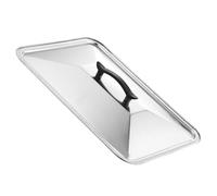 DOITOOL Couvercle Alimentaire Acier Inoxydable Protection Anti-éclaboussures pour Plateau Rectangulaire Basting Cover pour Barbecue et Poisson Grillé Usage Polyvalent Cuisine et Extérieur