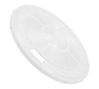 DOITOOL Couvercle de Skimmer Piscine Rond 23 CM Blanc en ABS pour Remplacement, Remplacement du Couvercle de Skimmer de Piscine pour Protection et Filtration