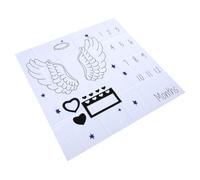 DOITOOL Couverture Personnalisée pour Bébé avec Ailes de Fée Et Accessoires de Photographie pour Nouveau-né