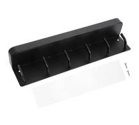 DOITOOL Crochet Mural Multifonction Noir Adhésif Pvc sans Poinçon, Étagère de Rangement Compacte pour Clés, Courrier et Petits Objets, Support Mural pour Entrée, la Cuisine et Salle