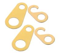 DOITOOL Crochets Pivotants en Métal pour Chaîne D'horloge à Coucou - 4 Pièces pour Pendule Grand-père - Extrémités de Chaîne Robustes et Compatibles pour Restauration D'horloge Décorative