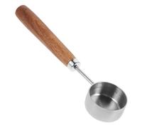 DOITOOL Cuillère à Café en Acier Inoxydable avec Manche en Bois de Noyer Doseuse 15 Ml Cuillère à Expresso pour Maison Cuisine Ergonomique pour Café et Sucre