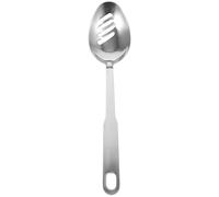 DOITOOL Cuillère à Fentes en Acier Inoxydable Ustensile Cuisine Professionnel Ergonomique Cuillère de Service Réutilisable pour Buffet et Restaurant Accessoire la Cuisine pour Salade