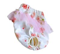 DOITOOL Culottes Hygiéniques Lavables pour Chiennes Petites Tailles S en Matière Souple Respirante Protection Réutilisable Les Chaleurs et Incontinence Couches pour Animaux de Compagnie