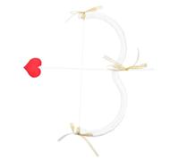 DOITOOL Cupid Bow and Arrow Set for Women Heart-Shaped Arch Bow and Comfortable Valentine's Day Costume Accessory for Halloween Party