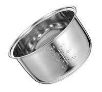 DOITOOL Cuve Riz Inox Acier Inoxydable Antiadhésive Pot Intérieur de Remplacement pour Cuiseur à Riz Électrique Doublure Facile à Nettoyer Cuisson Uniforme pour Usage Domestique et Bureau