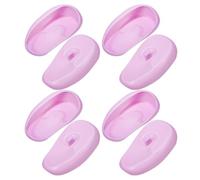 DOITOOL de Protège-oreilles Résistance Haute Température en Silicone Lot de 4 Paires Réutilisables pour Coloration Cheveux Salon et Permanente