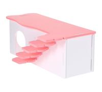 DOITOOL de Sûre Cochon Maison Hamster d'Inde en Cachette et pour PVC Confortable Échelle Repenser Jouer et Se Reposer Toute L'année