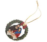 DOITOOL Décoration de Noël Pendentif Jésus Nativité 1 Pièce pour Sapin de Noël Décoration Suspendue Artistique pour Fête Intérieur Traditionnel
