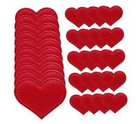 DOITOOL DéCorations CœUr Feutre 50 PièCes Ornements RéUtilisables pour Mariage FêTe Saint Valentin Et Anniversaire Accessoires Artisanat DIY 6.5 X 6 Cm