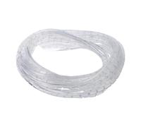 DOITOOL Dispositif de Retenue en Verre PVC Transparent 8m pour Portes | Profilé Souple à Rainure, Pose Rapide, Finition Discrète, pour Vitrines et Inserts de Porte
