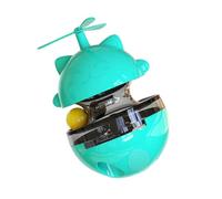 DOITOOL Distributeur de Friandises Multicolores pour Chats - Jouet à Trou Réglable - Distributeur de Nourriture - Matériau Abs Sûr