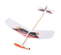 DOITOOL DIY Foam Airplane Model Kit Rubber Band Powered Single Wing Glider for Educational Outdoor Toy and Birthday Party Favor