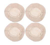 DOITOOL Doublure pour Panier de Fermentation Pain Ronde 30 Cm en Tissu Coton 4 Pcs Élastique pour Pâtisserie Maison et Cuisson Levée Pâte