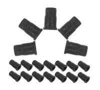 DOITOOL Douille De Roulette 20 Pièces pour roulettes à Tige Inserts en Plastique Compatible Pieds De Chaise Montage Facile 19 * 32 Mm