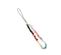 DOITOOL Dragonne pour Téléphone Cristal avec Perles Décoratives Bracelet Poignet Élégant et Chaîne de Charme Portable Accessoire pour Smartphone et Porte-clés