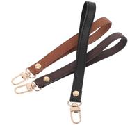 DOITOOL Dragonnes Porte-Clés Similicuir 3 Pièces pour Paquet à Main Pochette Kit DIY Fermoir Accessoires Personnalisables