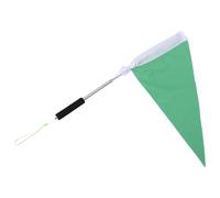 DOITOOL Drapeau de Guide Touristique Portable en Polyester Vert avec Mât Télescopique Réglable, Léger et Haute Visibilité, pour Randonnées et Sorties en Famille Plusieurs styles
